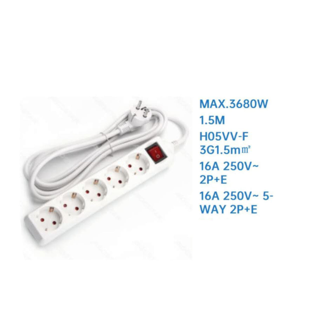 Zócalo de 5 orificios 1.5m