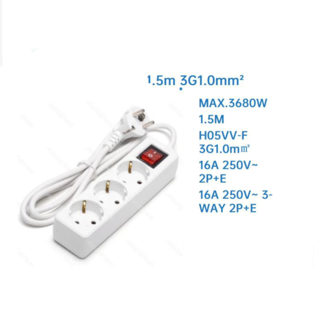 Zócalo de 3 orificios 1.5m