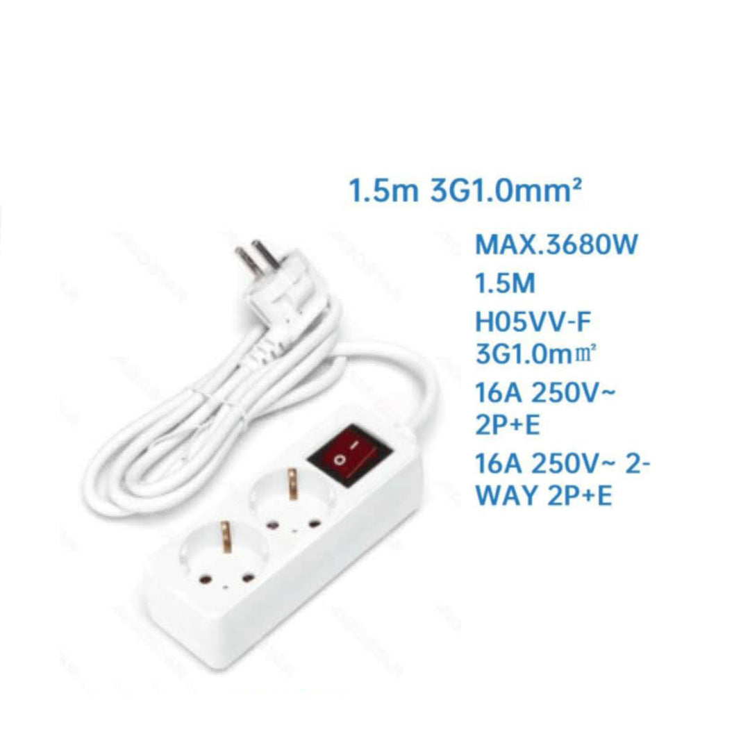 Zócalo de 2 orificios 1.5m