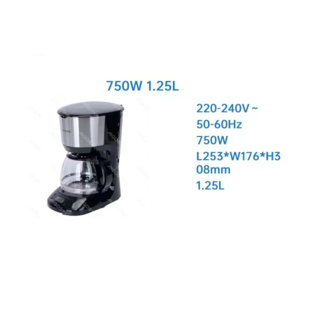 Máquina de café 750w 1.25L