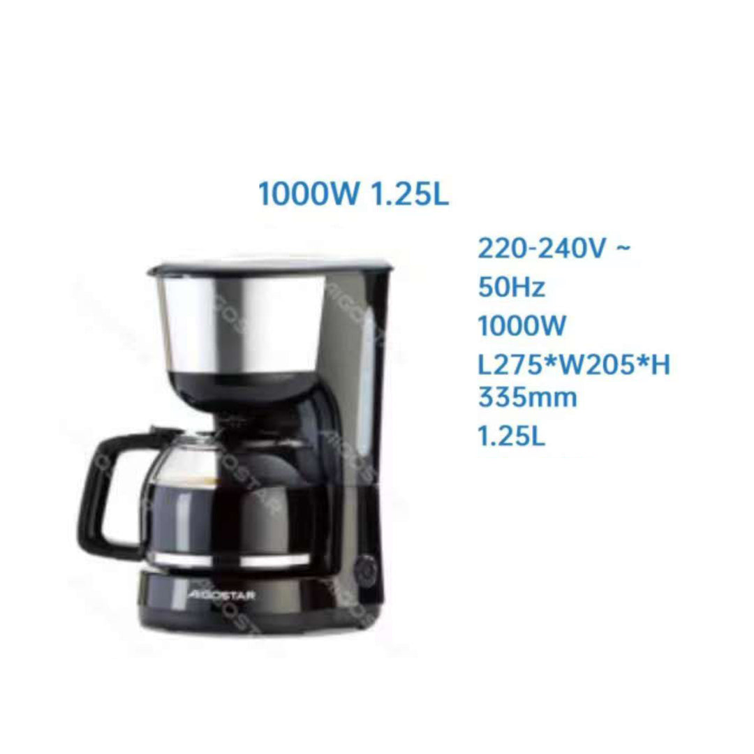 Máquina de café 1000w 1.25L