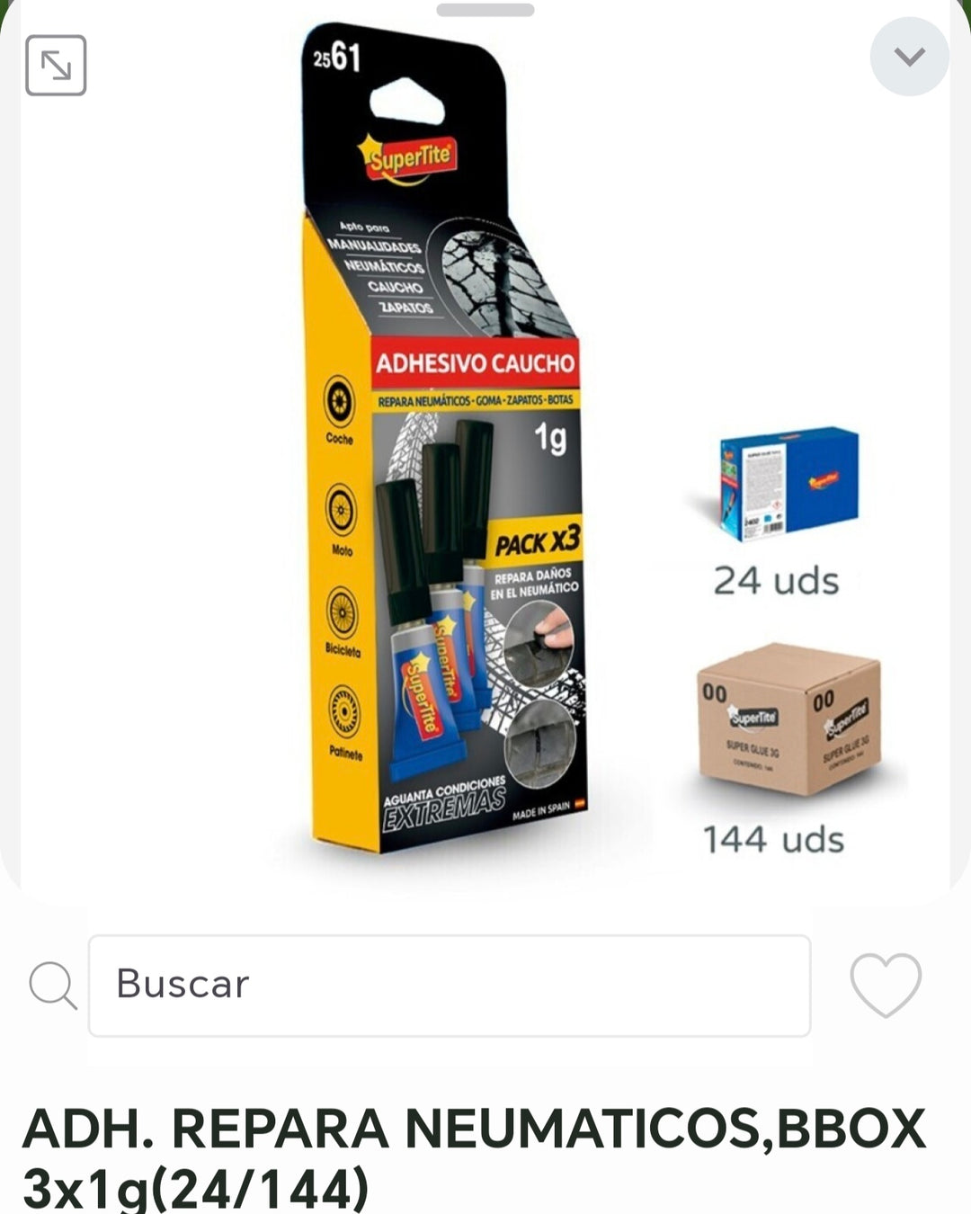 Adh repara neumáticos b box3x1g