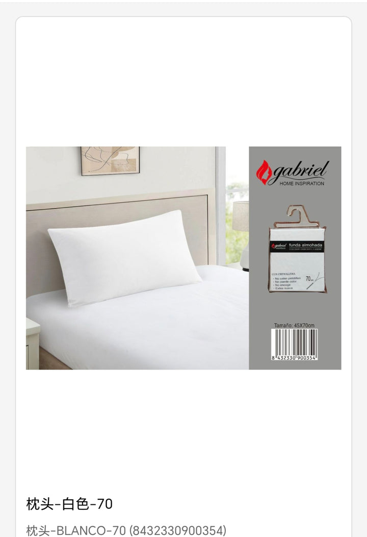 funda almohada 70cm