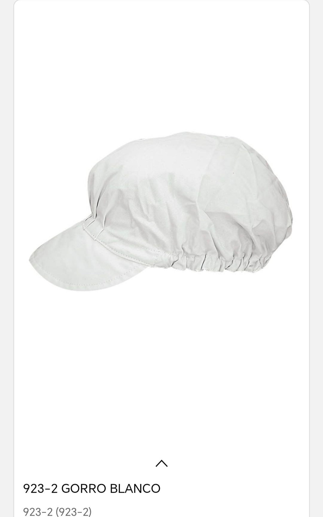 Gorro blanco