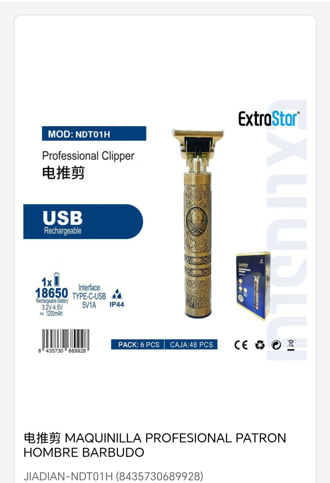 maquinilla profesional hombres barbudo