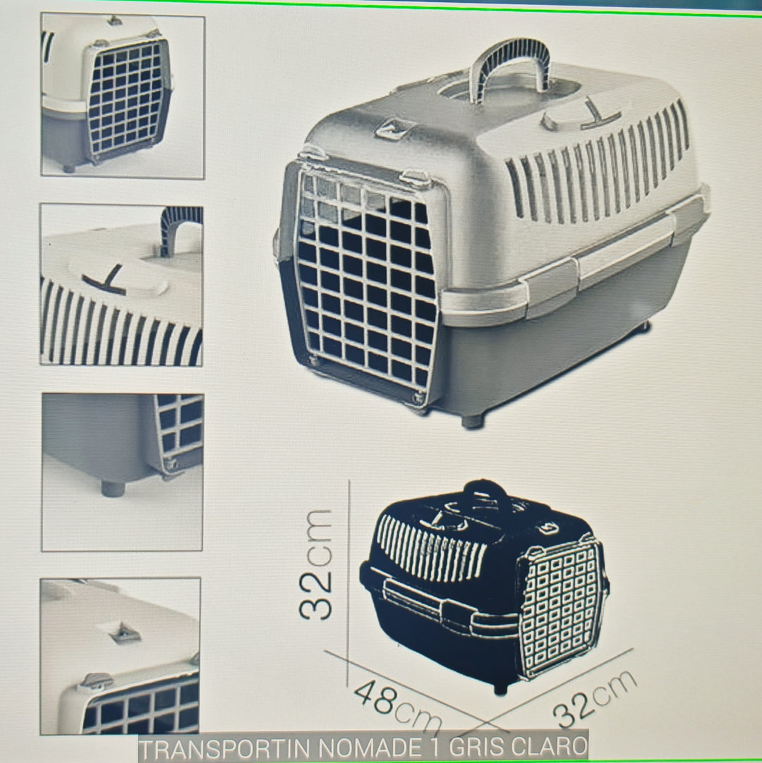 Transportin nómade 1 gris claro