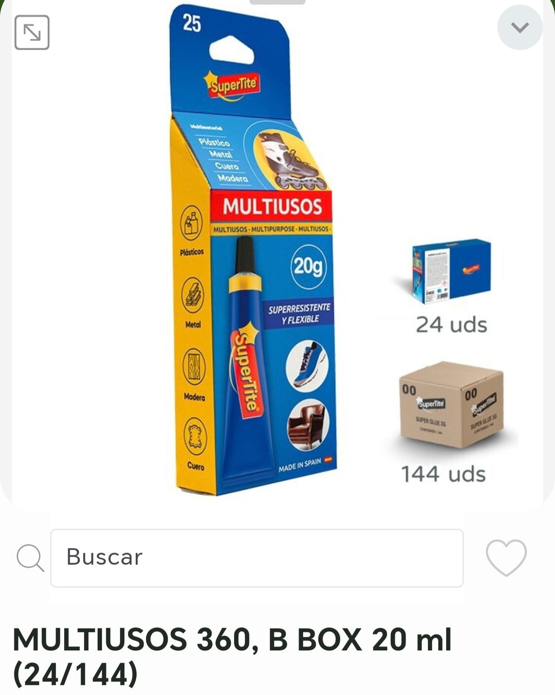 Multiusos 360 b box 20ml