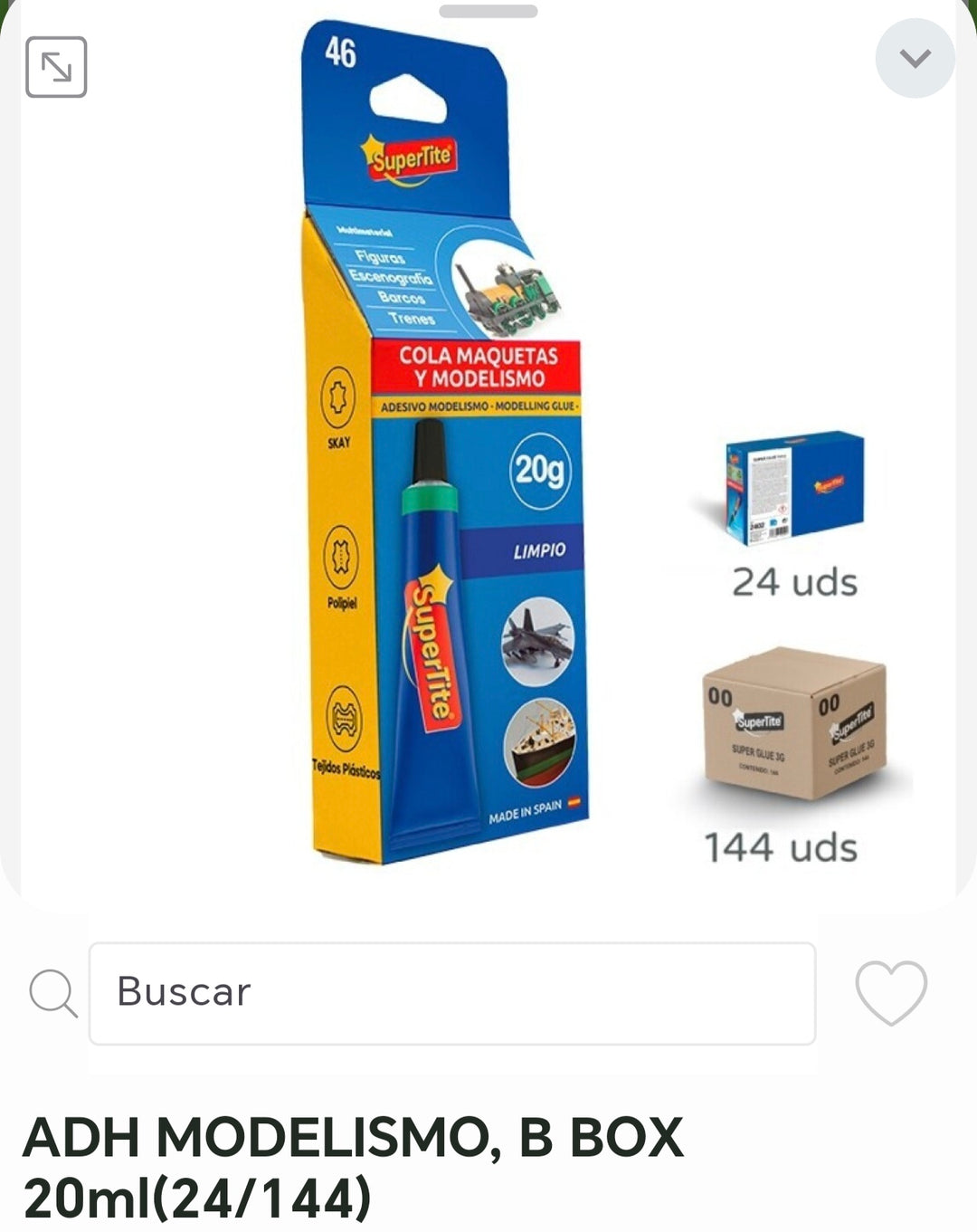 Adh modelismo b box 20ml