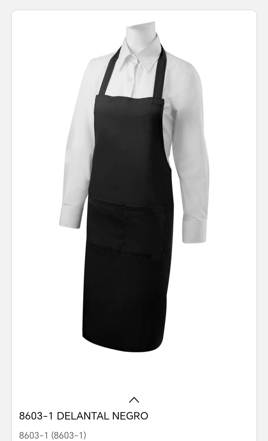 Delantal negro