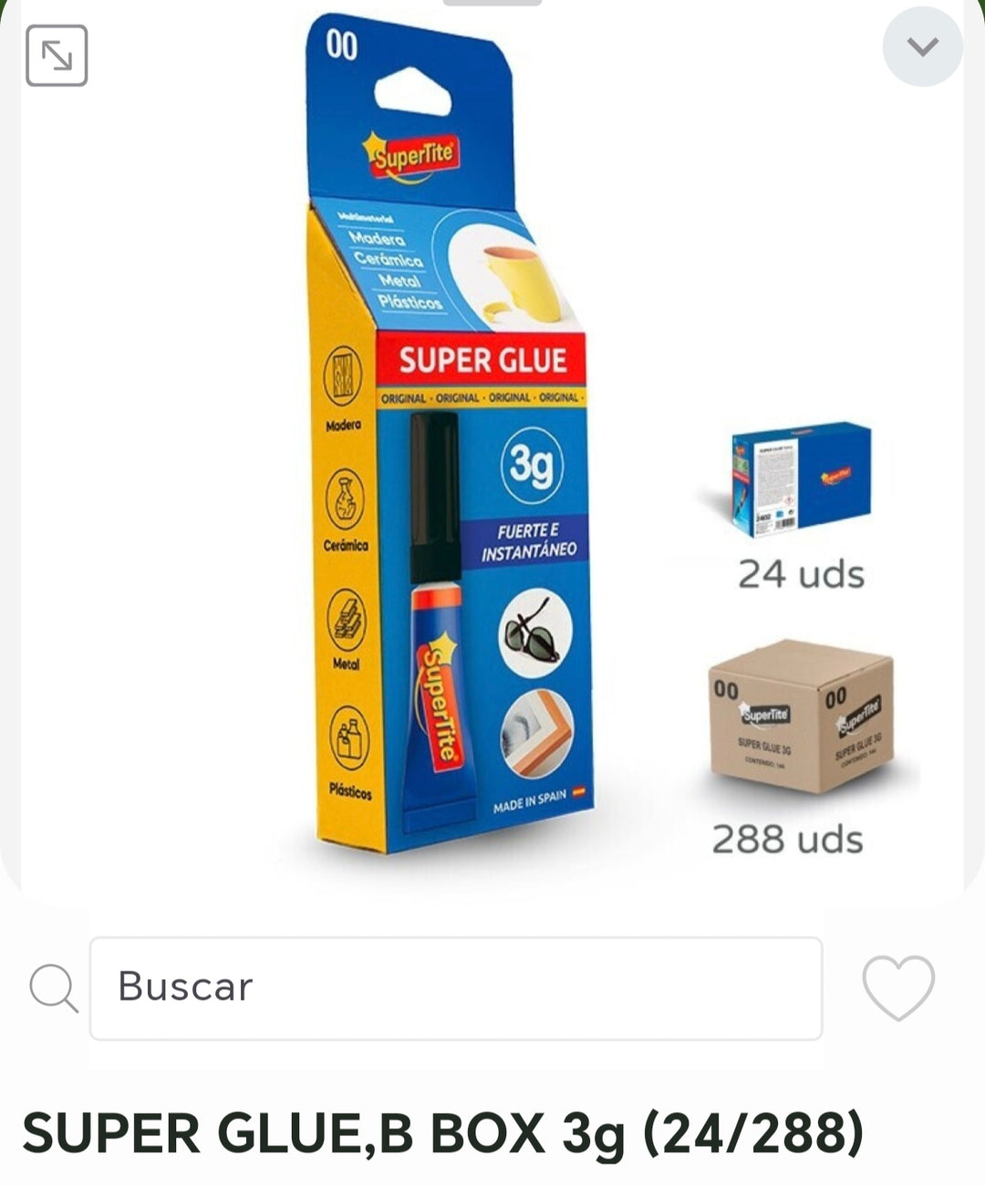 super glue b box 3g