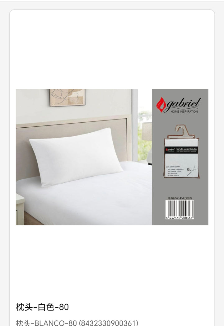 funda almohada 80cm