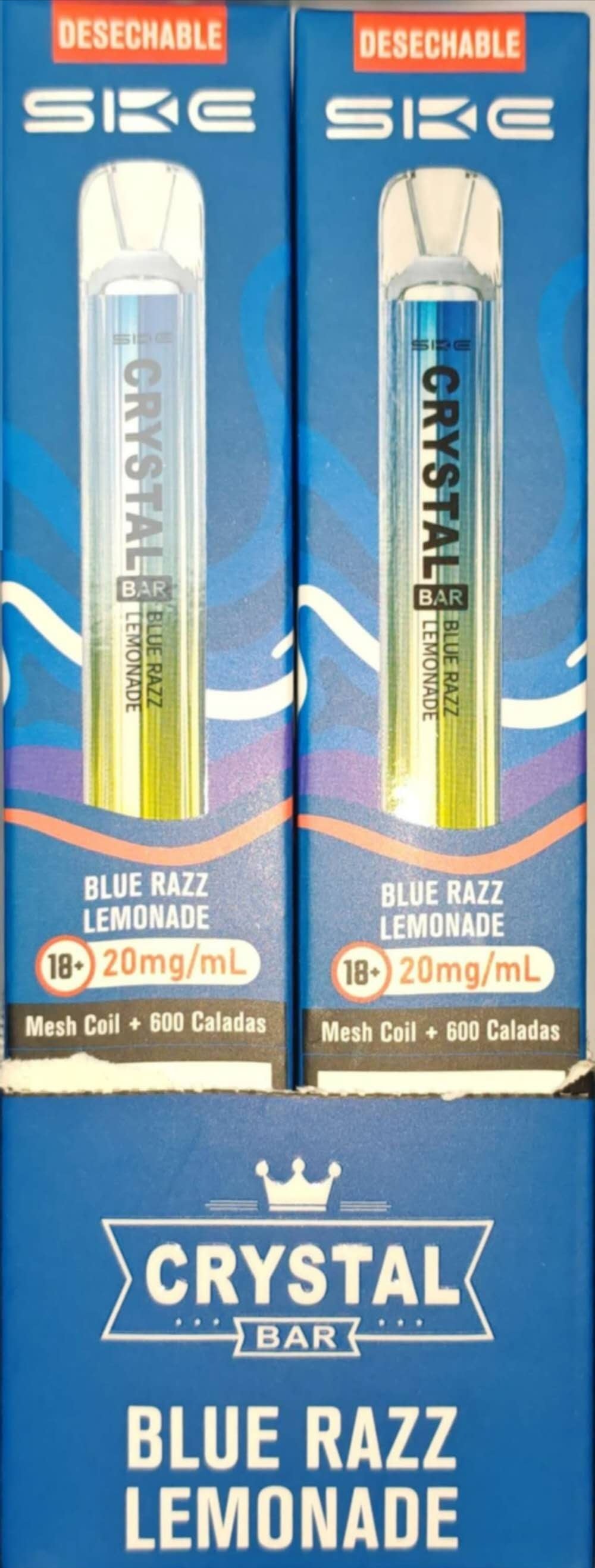 Cristal Blue razz Lemonade BM600 caladas