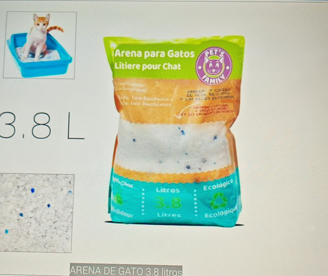 arena para gatos litiele pou 3, 8L
