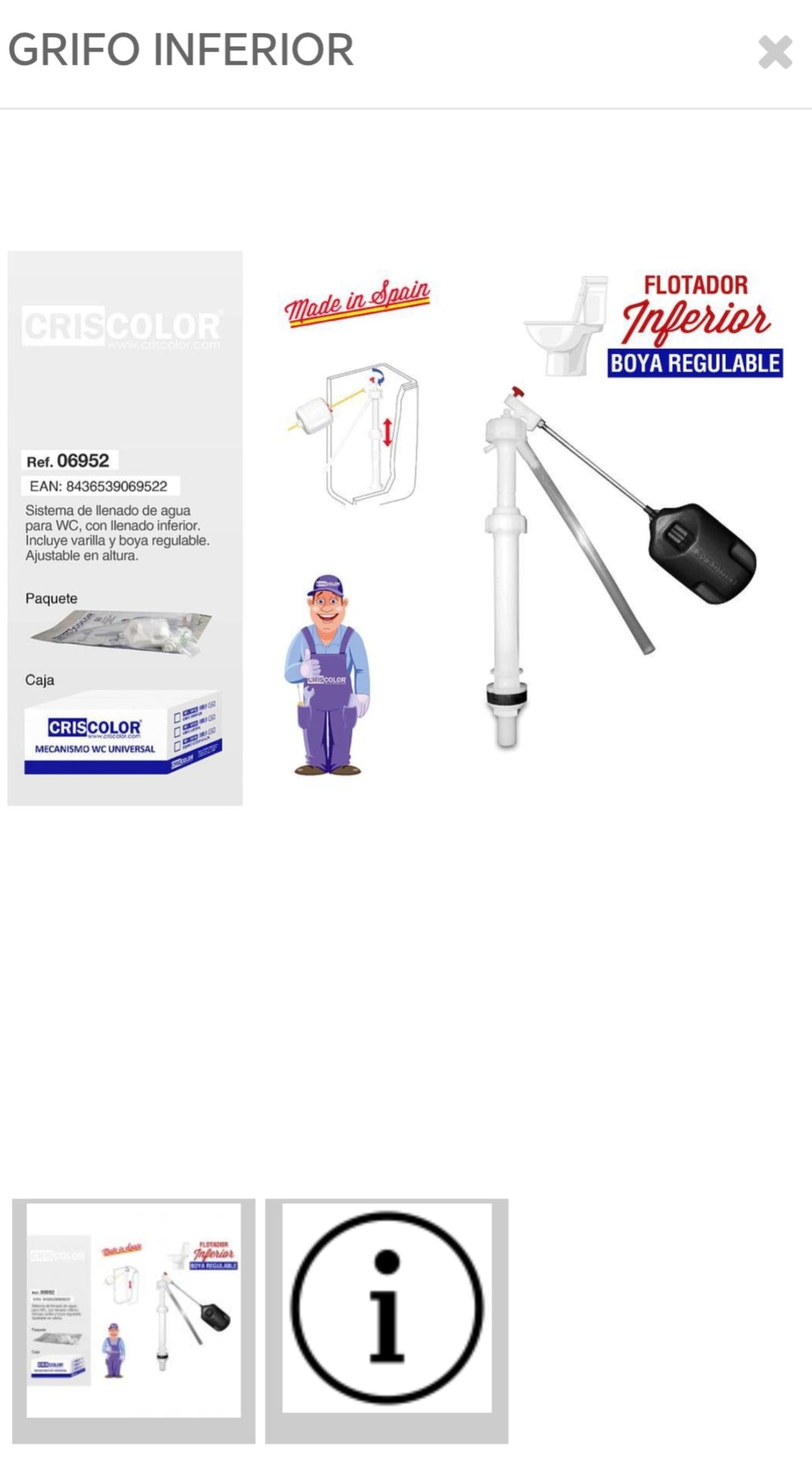 grifo inferior  069522