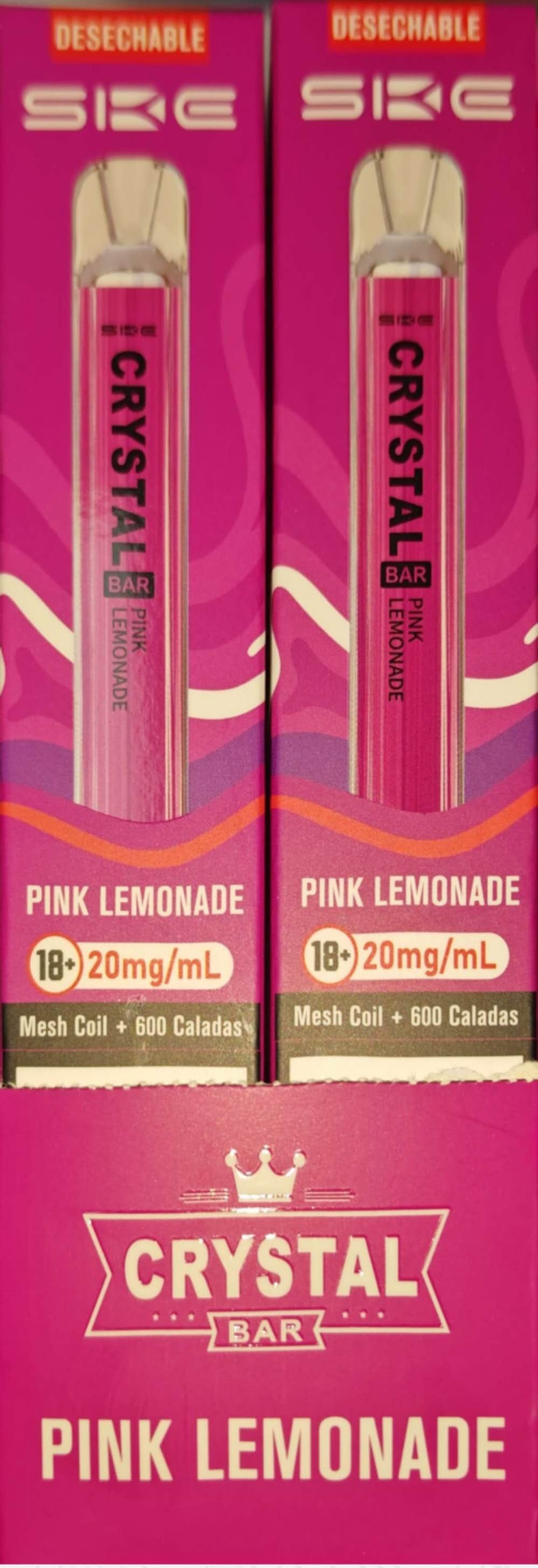 Cristal pink Lemonade BM600 caladas