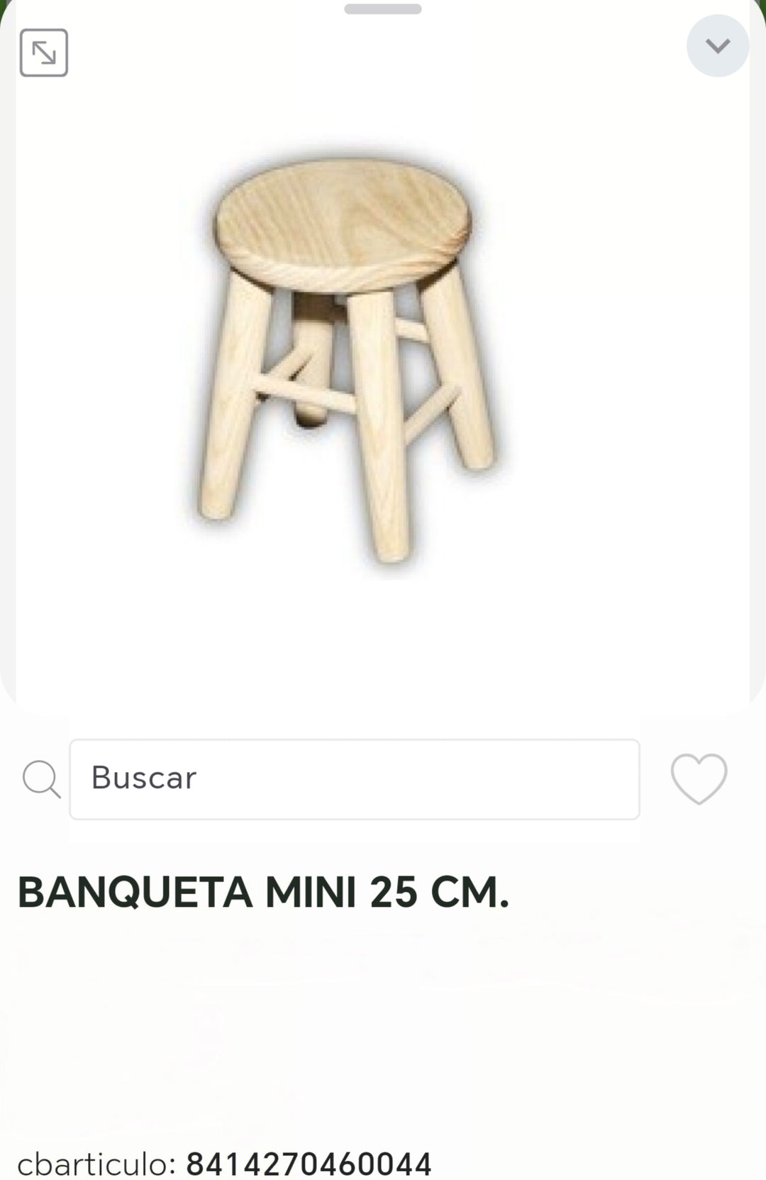 Banqueta ministro 25cm