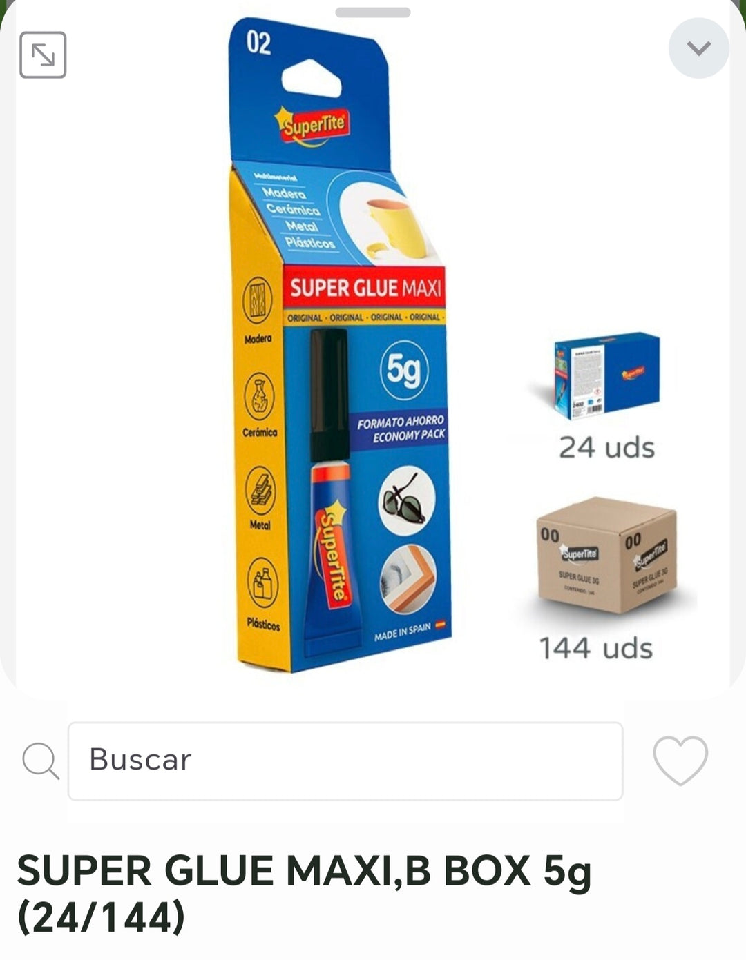 super glue maxio box 5g