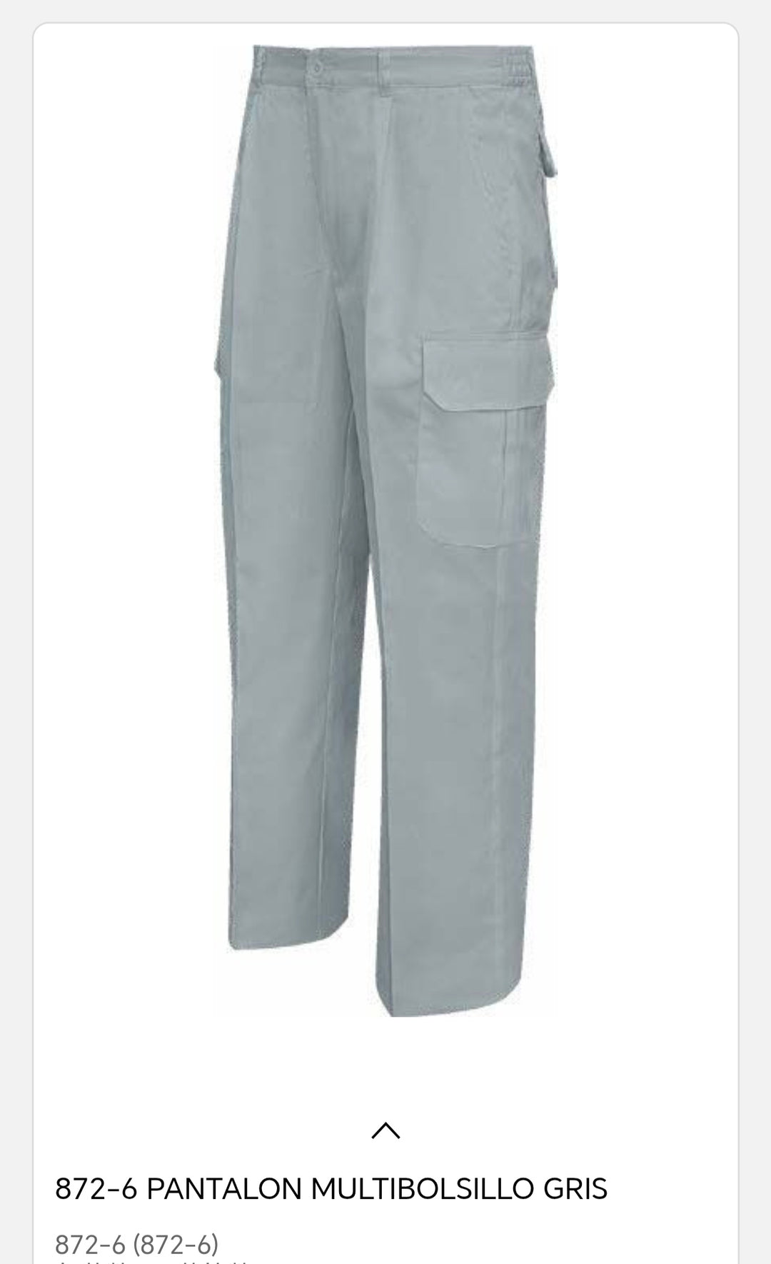 Pantalón multibolsillo gris